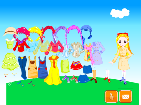 Скриншот из Colorful Doll DressUp