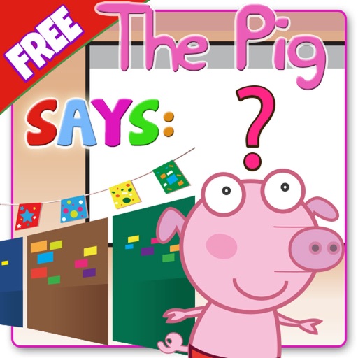 Peppy Pig Says: Brain Game Icon