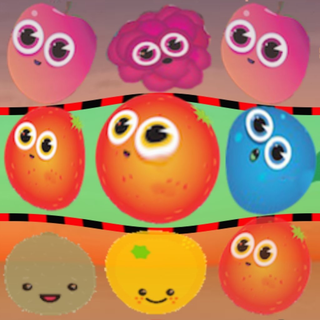 3 Fruit Match-Free Match 'em up Game