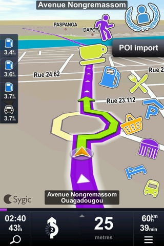 Sygic Central & Western Africa: GPS Navigation screenshot 4
