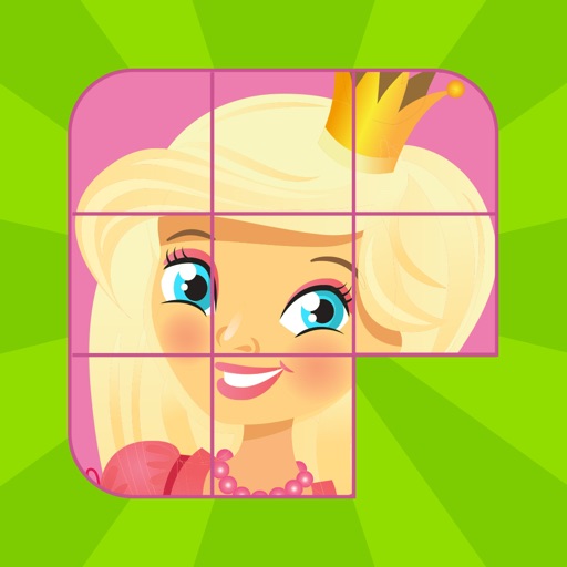 Kids Slide Puzzle Princess Icon