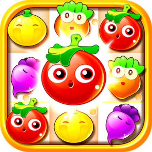 Farm Mania Crunch-Your veggie Strategy Puzzle icon