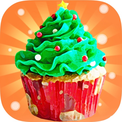 Awesome Christmas Holiday Cupcake Bakery - Food Maker iOS App