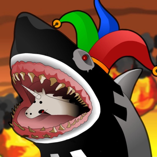 Crazy Shark 2 - Medieval Icon