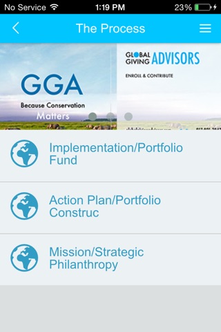 Global Giving Advisors screenshot 2