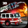 fire truck emergency evacuation vehicle parking Game 3D