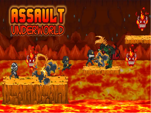 Assault Underworld - Island of Ghosts Monsters and Soldiers, game for IOS
