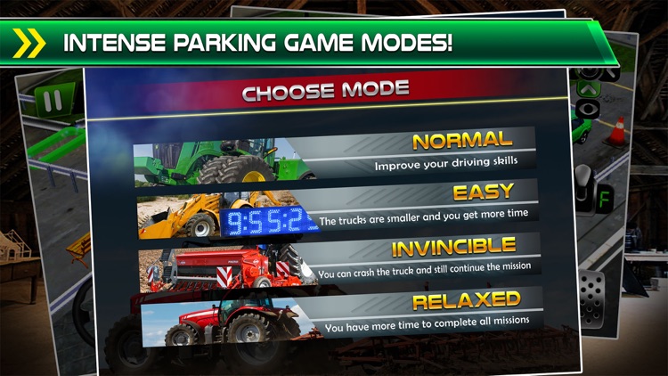 Farming Truck Parking Simulator - 3D Real Farm Car Driving & Park Racing Sim Games