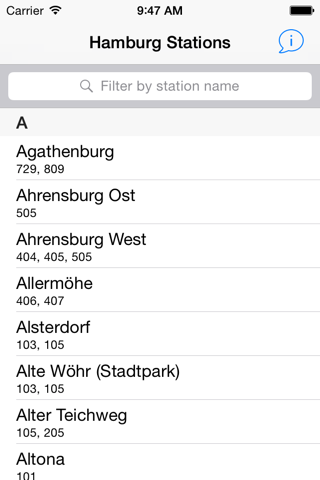 Hamburg Stations screenshot 2