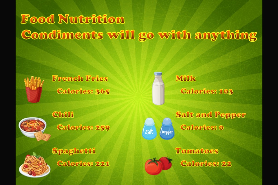 New Food Crush Free - Calorie Counter Jewels Game screenshot 2