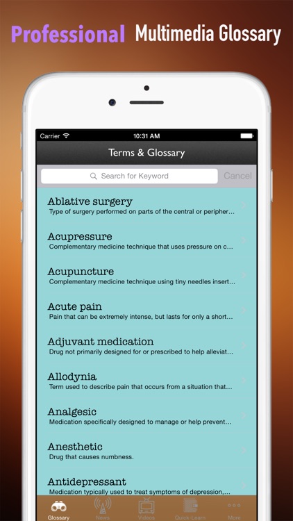 Pain Management 101: Glossary with Video Lessons and Trends screenshot-4