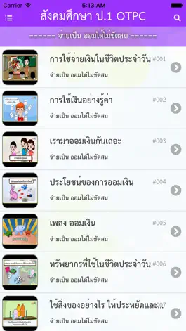 Game screenshot สังคมศึกษา ป.1 OTPC apk