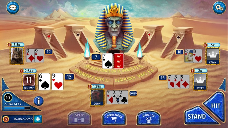 Luxor Blackjack – Free, Live Card Tournaments!