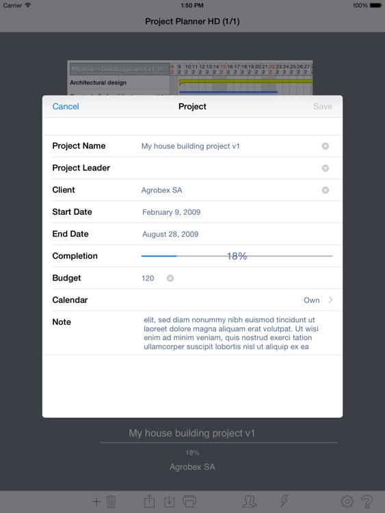Project Planner HD screenshot-4