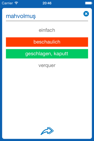 Turkish <> German Dictionary + Vocabulary trainer screenshot 4