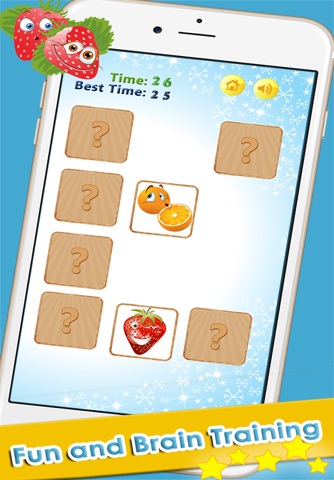 Fruits Memory Match : Brain Training Game For Kids screenshot 3