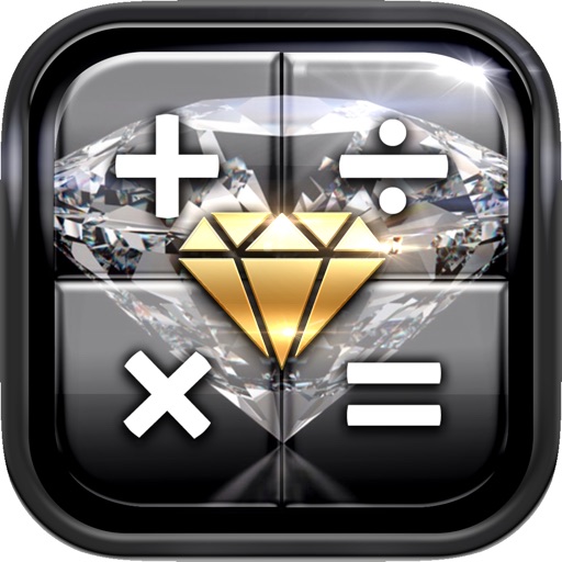 CalCCM – Diamond & Jewel : Color Calculator & Wallpaper Keyboard Themes in the Precious Jewelry Designs Collection icon