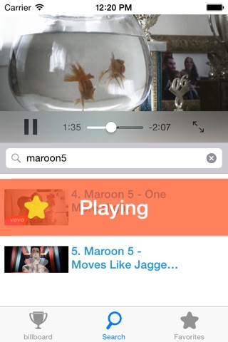 bbPlayer (for billboard Music) screenshot 2