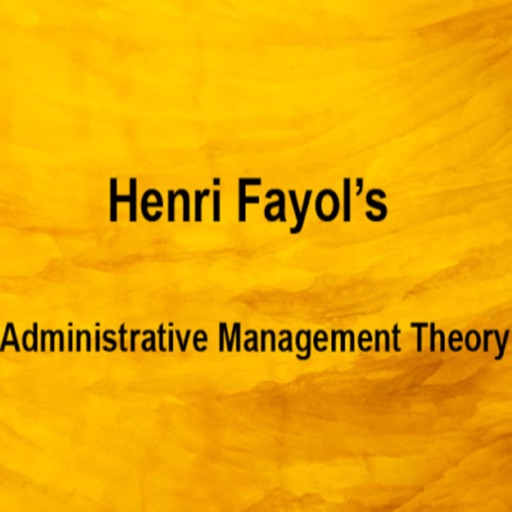 Administrative Theory by Henri Fayol: Study Guide with Tutorial and Quotes icon
