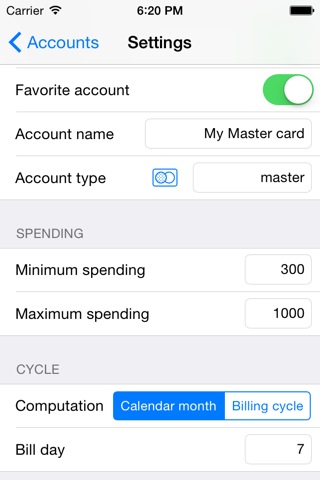 iSpend - Monthly Expense Tracker screenshot 4