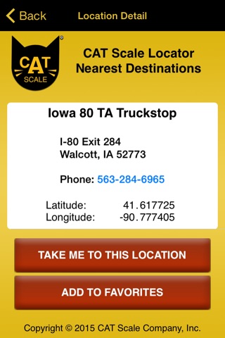 CAT Scale Locator screenshot 4