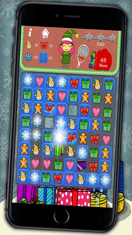 Elf’s christmas candies smash – Educational game for kids from 5 years old screenshot-3