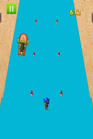 Banana Boat Speed Race Pro - Monkey Water Mischief screenshot 2