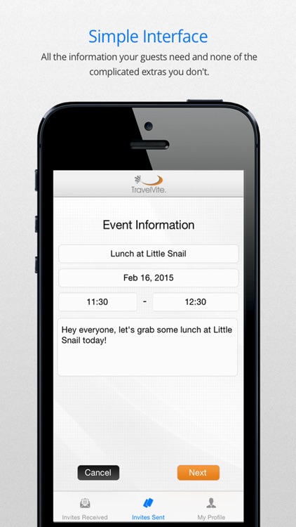 TravelVite — Invite Friends & Family to Any Location for Your Next Planned Event