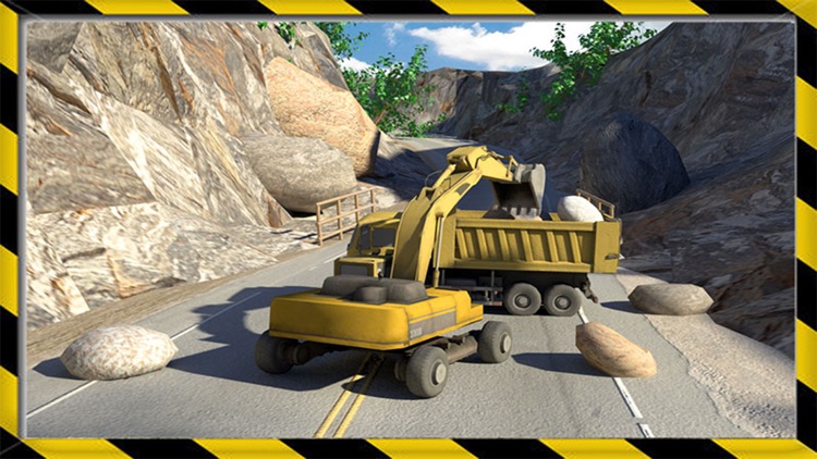 Landslide Rescue Op Excavator - Rockfall Salvage Digger screenshot-3