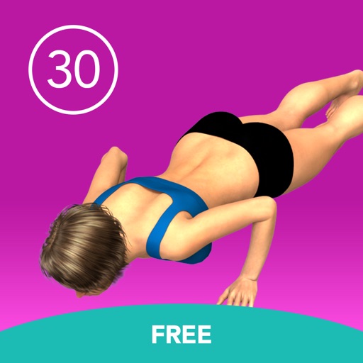 Women's Pushup 30 Day Challenge FREE Icon