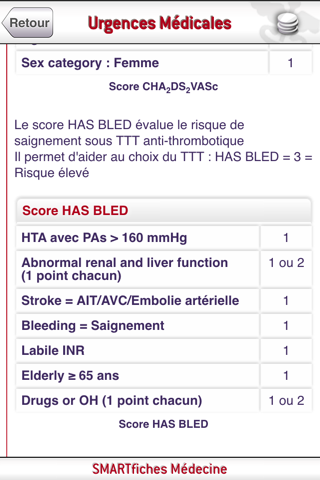SMARTfiches Urgences Médicales screenshot 4