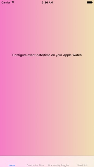 Event Countdown for Apple Watch