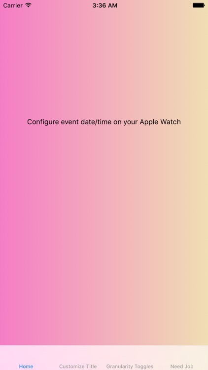 Event Countdown for Apple Watch