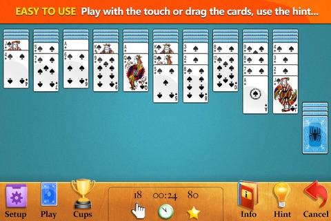 Easy Spider Solitaire screenshot 2
