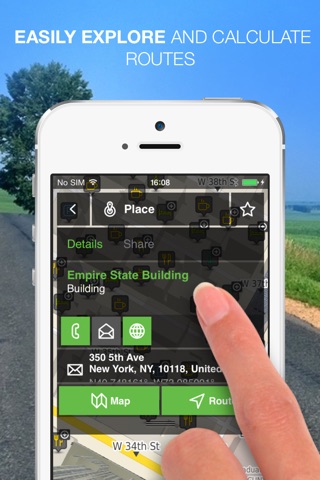 NLife Explorer - Offline GPS Navigation, Traffic & Maps screenshot 3
