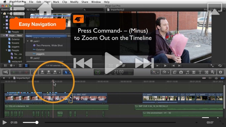 Course For Final Cut Pro X - Editing The Timeline screenshot-3