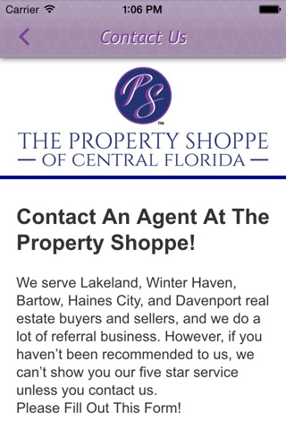 The Property Shoppe of Central Florida screenshot 3