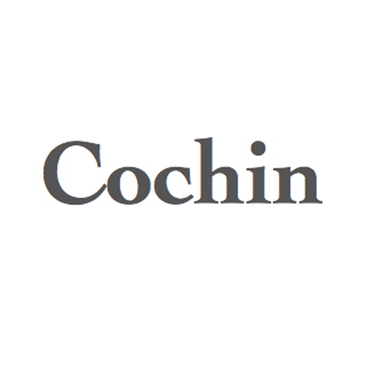 Keyboard of Cochin Font: Artistic Style Keys for iOS 8