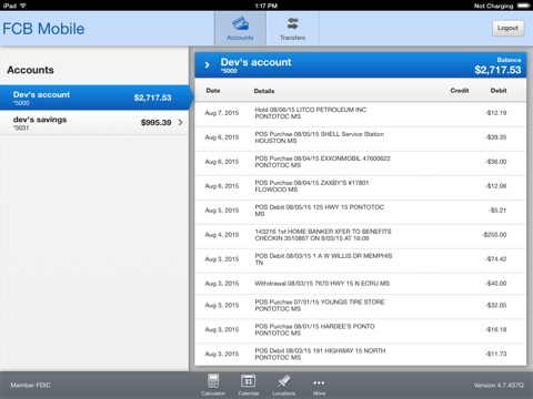 FCB Mobile for iPad screenshot 3
