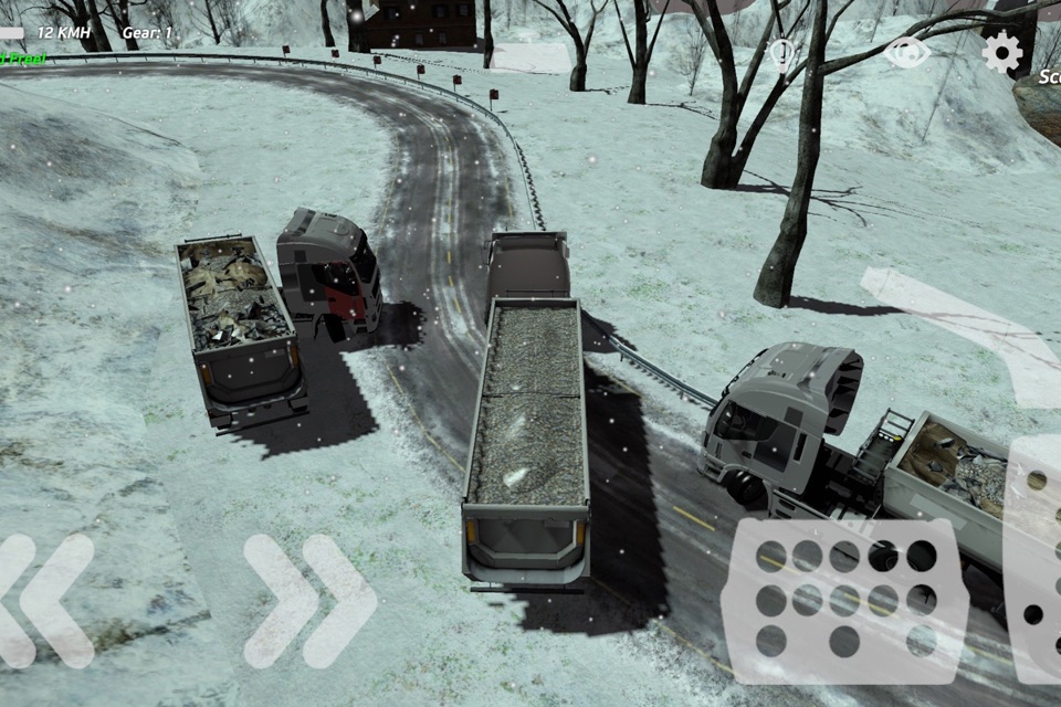 TIR Simulation & Race IV 3D : Hard winter screenshot 3