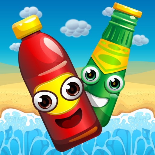 Fruit Soda Bottle City Icon