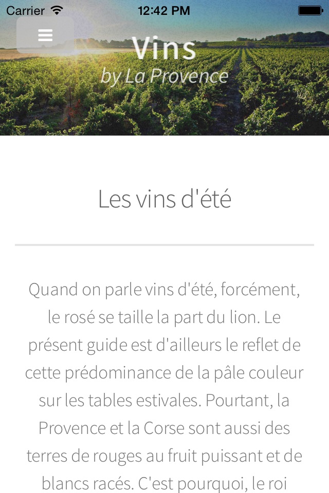 Vins by La Provence screenshot 2