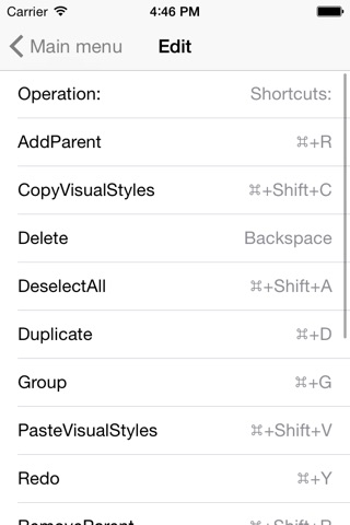 Shortcuts for EdgeReflow screenshot 3