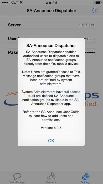 How to cancel & delete SA-Announce Dispatcher from iphone & ipad 4