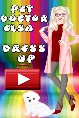 Pet Doctor Elsa Dress Up and Make Up Game screenshot 2