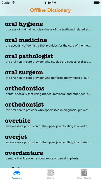 Dictionary of Dental Terminology