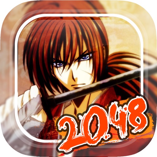 2048 Manga & Anime Samurai Rurouni Kenshin Puzzle Math icon