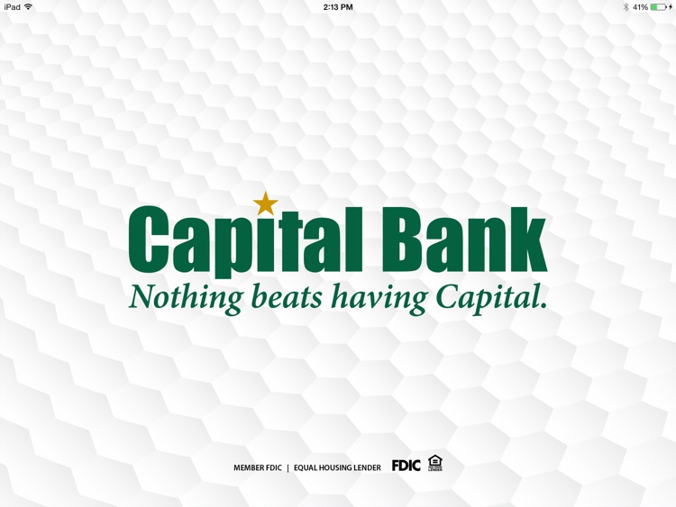 Capital Bank - Mobile Banking for iPad