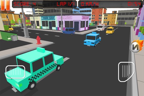 Grand Taxi Drift Race HD screenshot 2