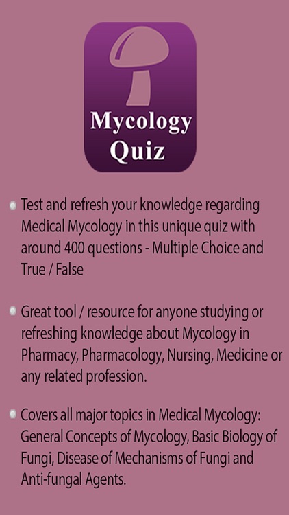 Medical Mycology Quiz